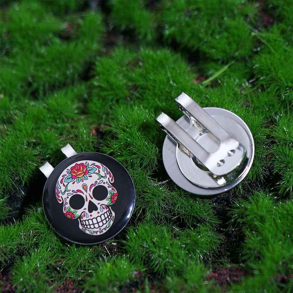 Kẹp Gắn Nón Đánh Golf Hình Đầu Lâu