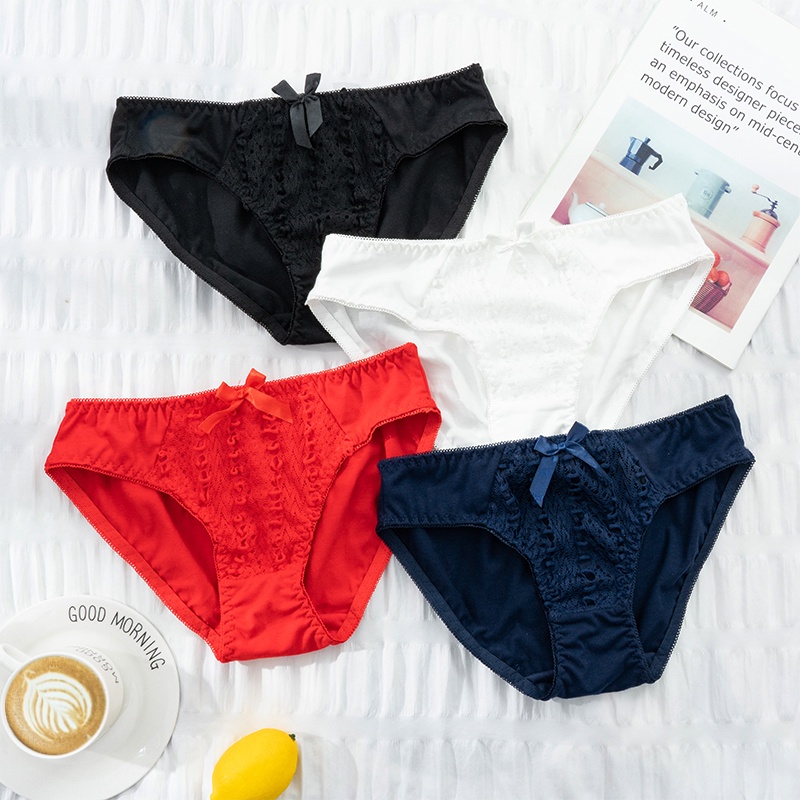 Set Đồ Lót Ren Có Mút Nâng Ngực Gợi Cảm Cho Nữ