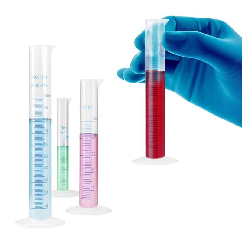 Công cụ ống chia độ bằng nhựa xi lanh đo lường cho phòng thí nghiệm