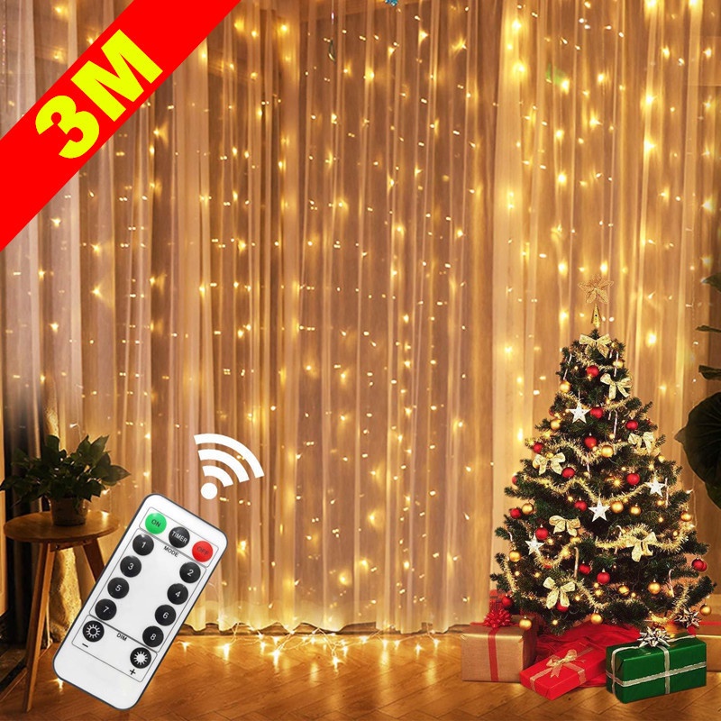 3M 300LED Rèm vải voan trang trí sinh nhật may sẵn mép làm phông nền background nhiều màu sắc