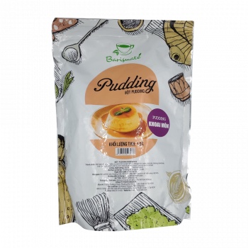 Bột Pudding Barismate hương trứng, dưa lưới, môn,..