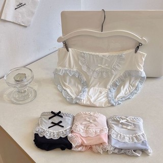Quần Lót Nữ 100% Cotton charmAiry quần sịp nữ ôm mông Kháng Khuẩn xuất Nhật Đính Nơ Điệu Q2