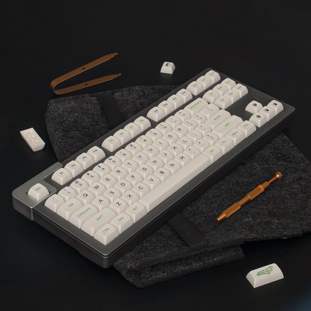 Bộ nút bàn phím cơ Keycap Panda PBT Dyesub - XDA Profile - 132 nút