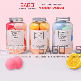 Hũ Thủy Tinh Tròn Miệng To 500ml Nắp Nhôm
