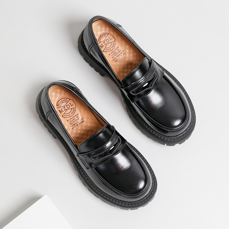 Giày lười loafers - Giày da phong cách retro LavisS