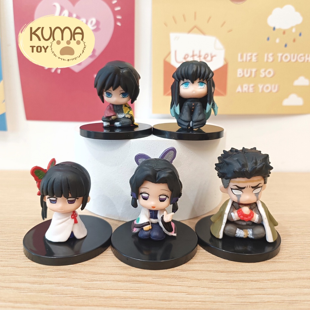 Mô hình Chibi anime Kimetsu no Yaiba: Tanjiro, Nezuko, Zenitsu -THANH KIẾM DIỆT QUỶ