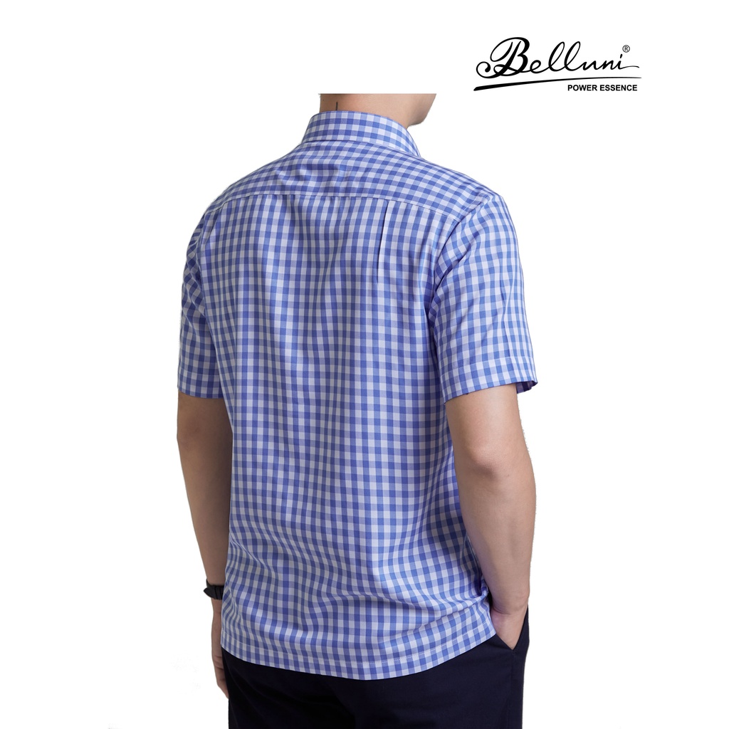 Áo sơ mi nam ngắn tay BELLUNI vải sợi tre chống nhăn thoáng khí - ABN.BP.BE.222.B5