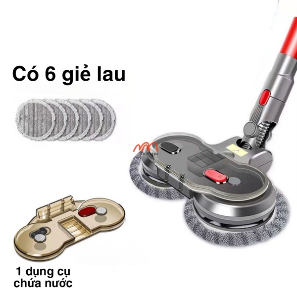 Đầu Hút Bụi Kiêm Lau Nhà Dyson V7 V8 V10 V11