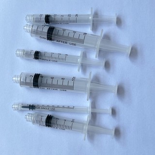 Xilanh nhựa 5ml 10ml, ống tiêm nhựa chất lượng tốt, dụng cụ cho thú cưng uống nước