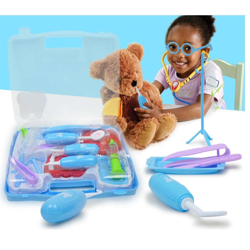 Bộ Đồ Chơi Bác sĩ Nha Khoa, NẤU ĂN 32 chi tiết cho Trẻ