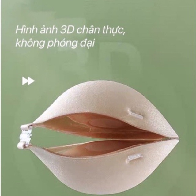 Áo dán nâng ngực đệm dày 6cm dán siêu nâng, miếng dán nâng ngực tạo khe mút bánh mì dày 6cm P14