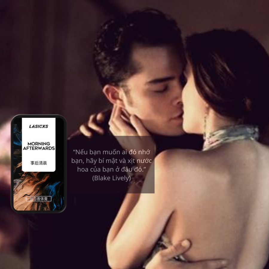 Nước hoa khô nam nữ sáp LASICXS dịu nhẹ, lưu hương, thu hút NH03