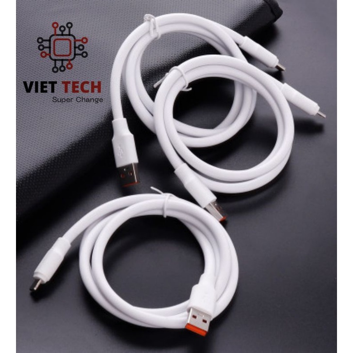 Dây cáp sạc nhanh Type C 120W 6A , Siêu bền, Dài 1m