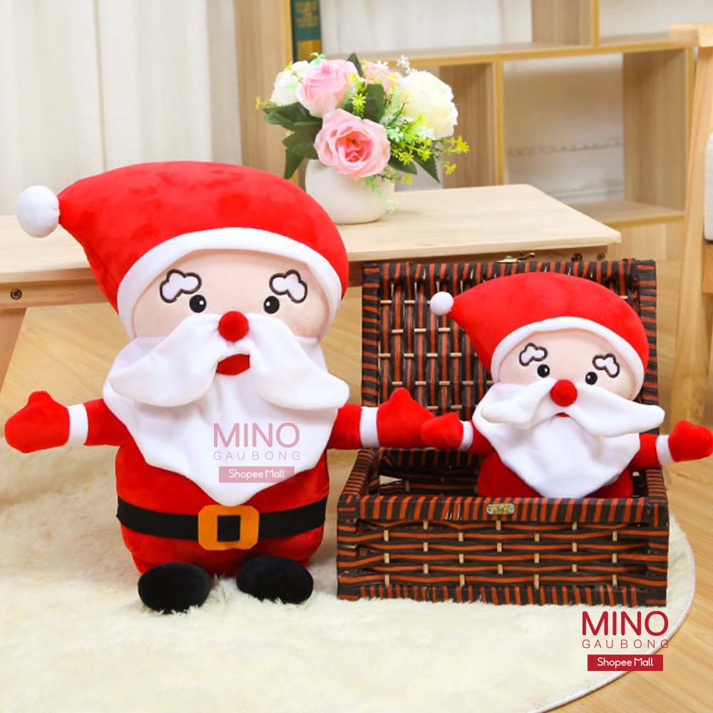 Ông Già Noel Nhồi Bông Giáng Sinh Cao Cấp MINO STORE TH209