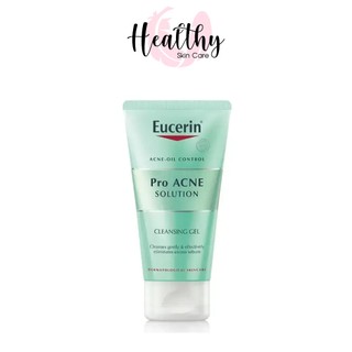 Gel rửa mặt cho da mụn eucerin pro acne cleansing gel 75ml - 98360