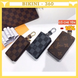 ví mini nam có móc khóa để khóa oto bóp nam mini nhỏ ngọn bỏ túi LV đẹp sang chảnh