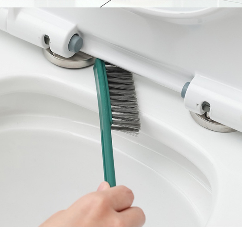 Set 3 Bàn Chải Vệ Sinh Toilet Với Giá Đỡ Gắn Tường Thoát Nước Tiện Dụng
