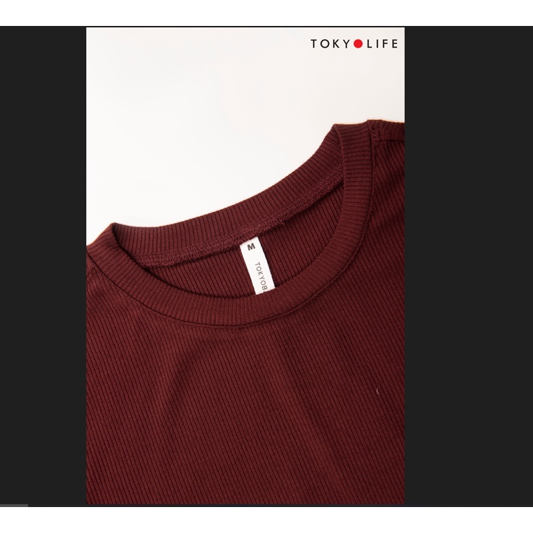 Áo T-Shirt NỮ TOKYOLIFE cổ tròn I9TSH611K