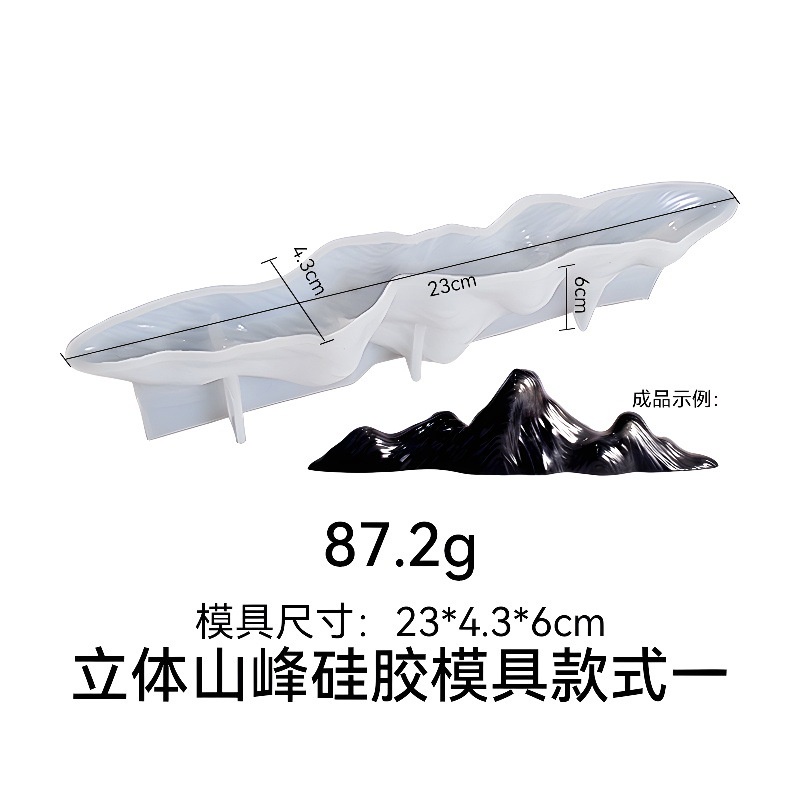 Khuôn Silicone Làm Đồ Trang Trí Hình Ngọn Núi