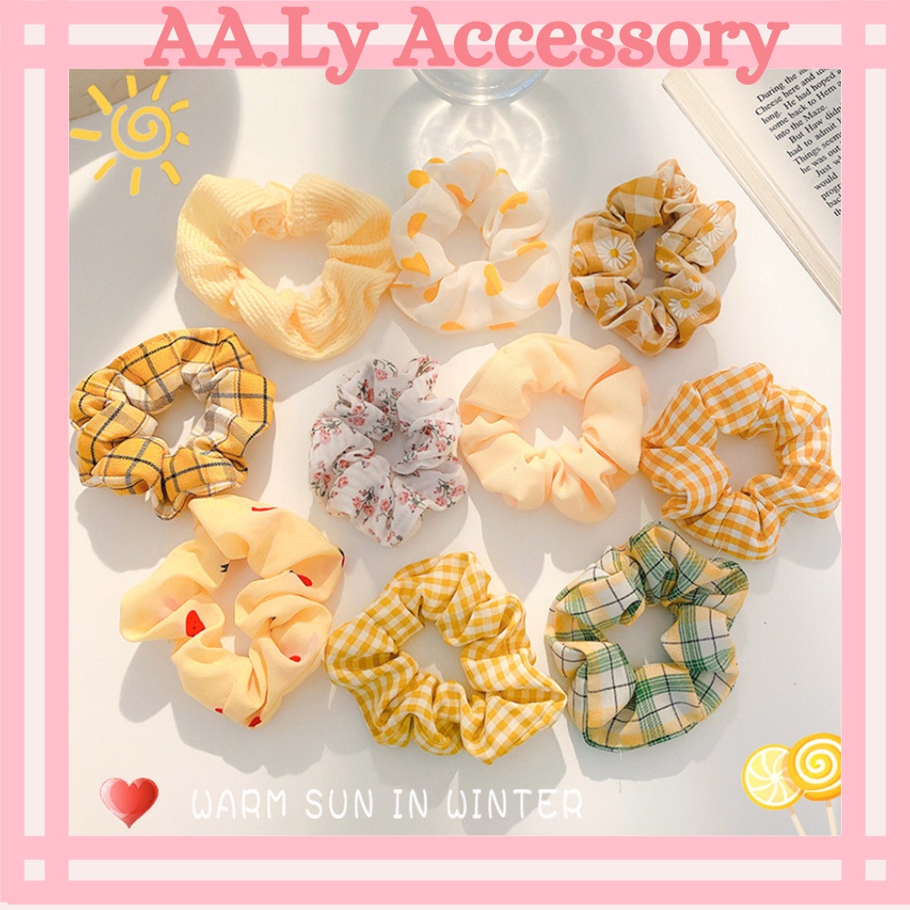 [SIZE NHỎ] Dây Buộc Tóc Scunchies Phong Cách Hàn Quốc Size Nhỏ Cho Bé Gái