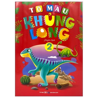 Sách tô màu khủng long - tập 2