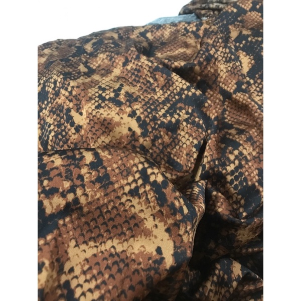 Vải lụa satin họa tiết da trăn mềm mịn rũ đẹp sang (khổ 1m5)may đầm dạ hội đầm kiểu thời trang