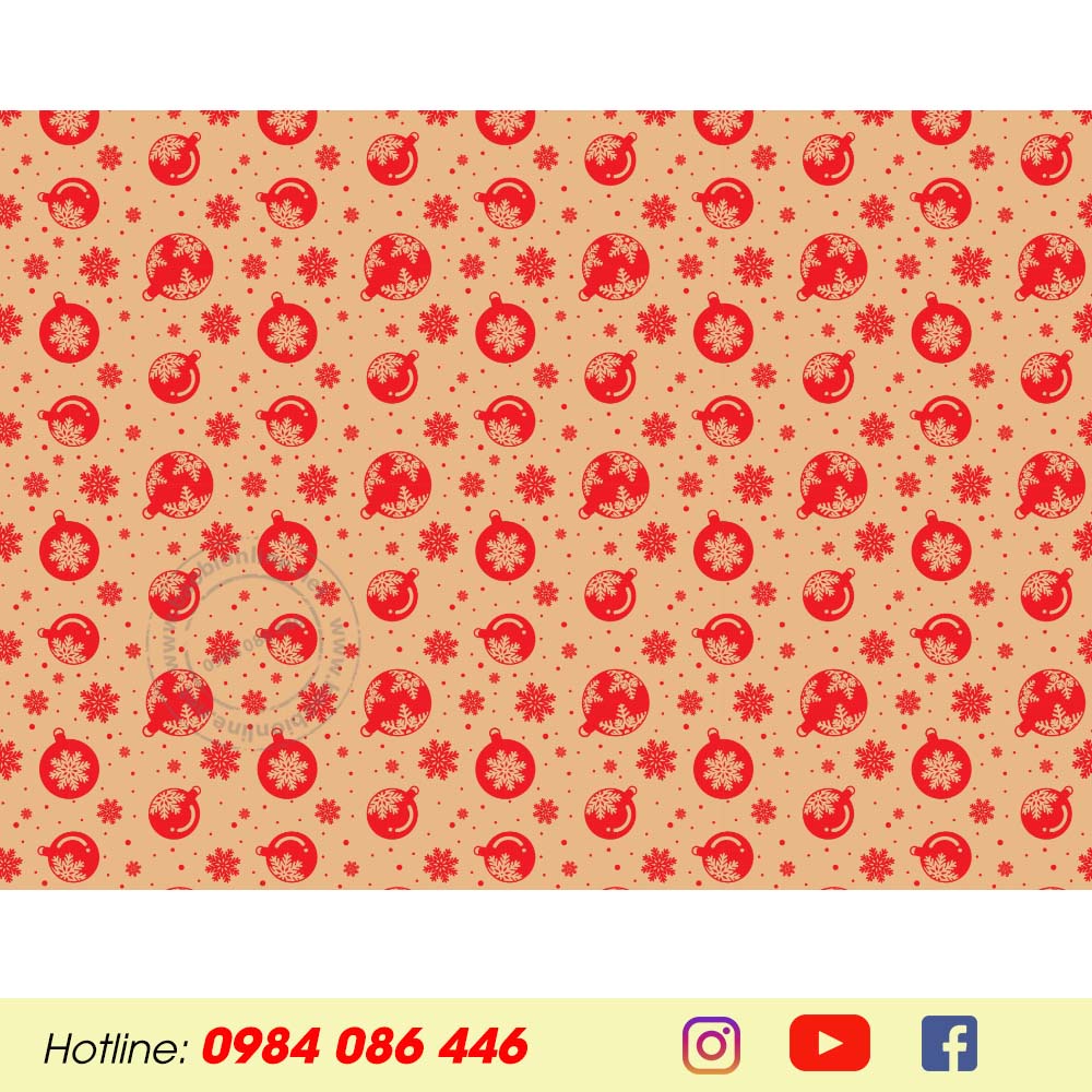 GIẤY GÓI QUÀ NGẪU NHIÊN MÀU SẮC | GIẤY GÓI QUÀ MANG HỌA TIẾT NOEL - BAOBIONLINE