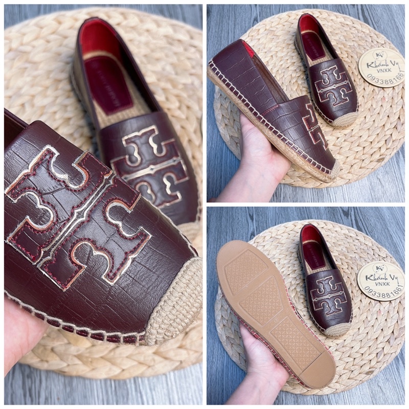 ‼️Rẻ nhất Shopee‼️Giày lười Slip on TB đế cói ines embellished espadrilles