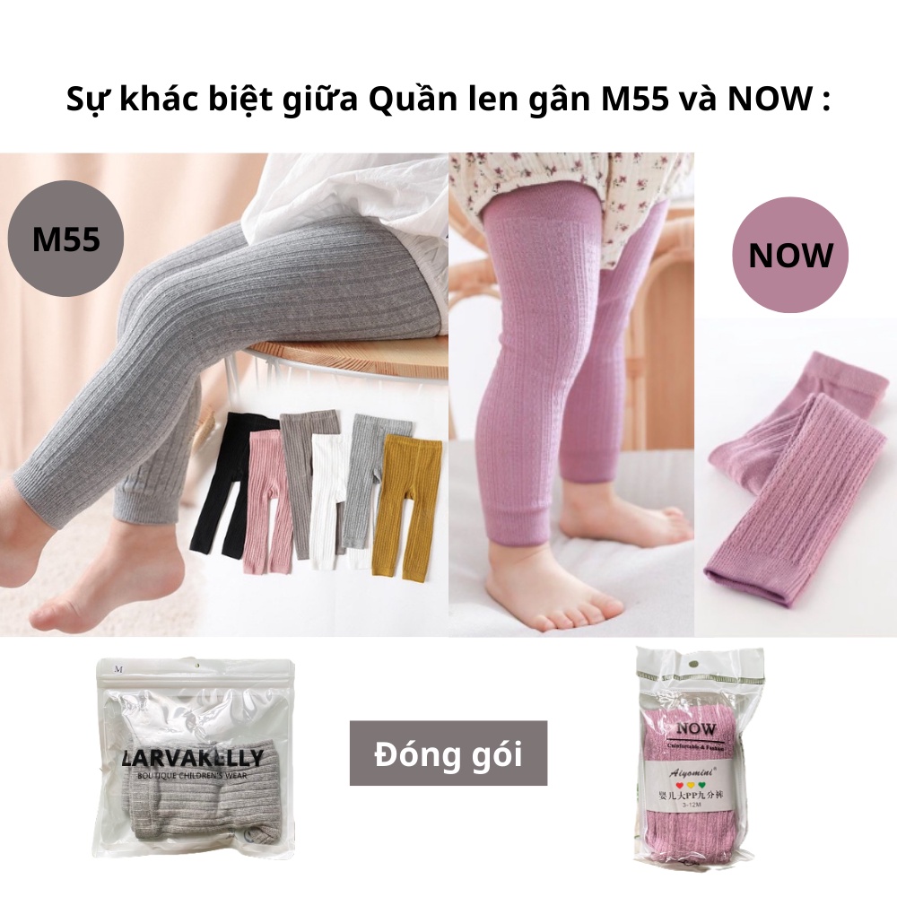 Quần Len gân loại đẹp cho bé trai/bé gái LOẠI KHÔNG BÀN