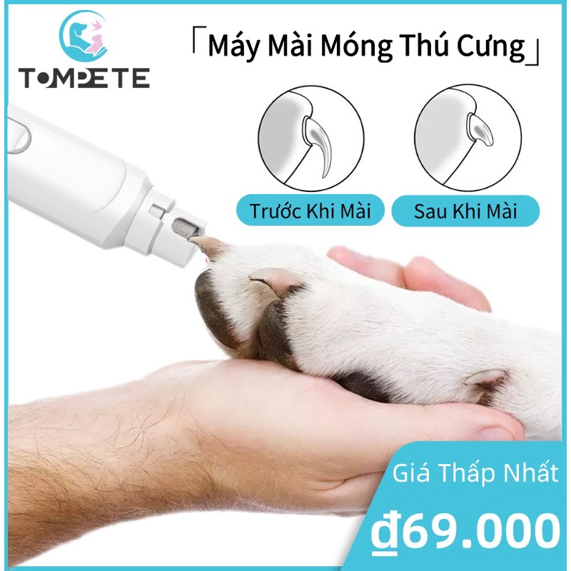 Máy Mài Móng Tay Cho Thú Cưng Máy Cắt Móng Tay Dùng Pin Aa Không đau Máy Cắt Móng Tay Cho Chó Con Mèo