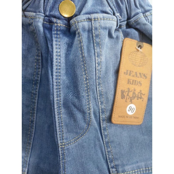 Quần Bò Dài Bé Trai hàng Co Giãn Đẹp Size 90-130 Quần Jeans Bé Trai Shop 18-35kg