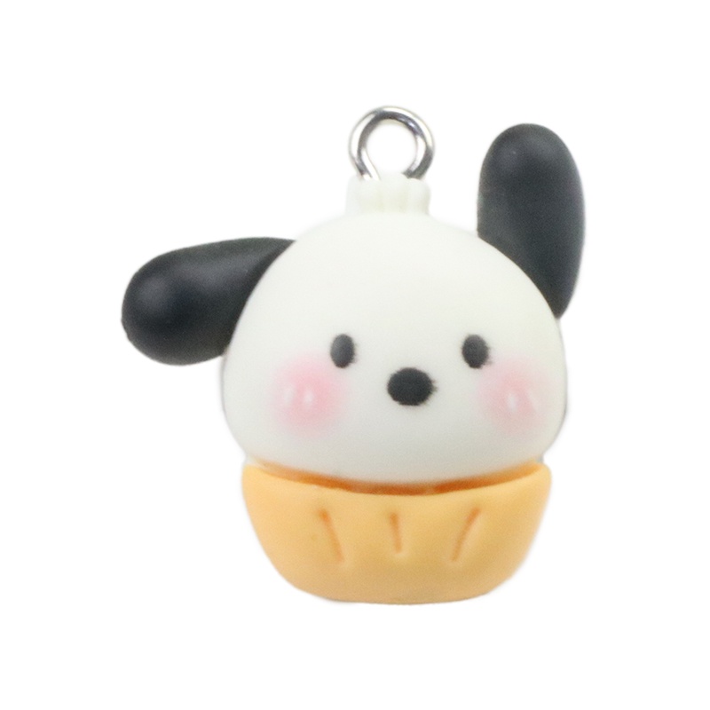 Phụ Kiện Mặt Dây Chuyền / Móc Tai / Dây Chuyền Hình Bánh Cupcake Hoạt Hình Bằng Nhựa resin Thủ Công diy