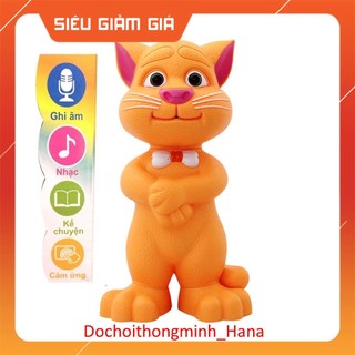 Đồ chơi mèo cảm ứng biết kể chuyện, biết hát và nhại giọng nói, quà tặng cho bé yêu.
