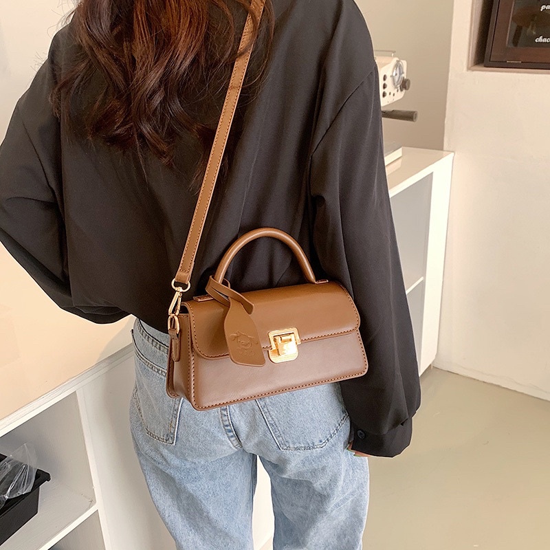 Túi xách nữ cầm tay kiểu hàn xinh xắn, kèm dây đeo chéo