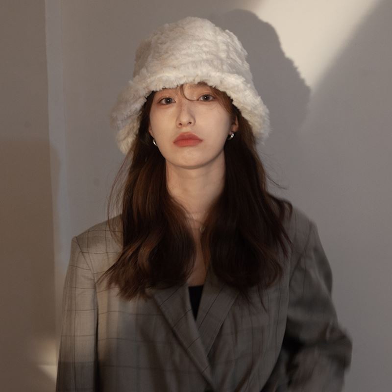 Nón Tai Bèo Phủ Lông Giữ Ấm Thời Trang Thu Đông Nhật Bản Dành Cho Nữ