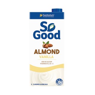 Sữa hạt So Good Úc 1L làm từ hạnh nhân nguyên chất hương vani