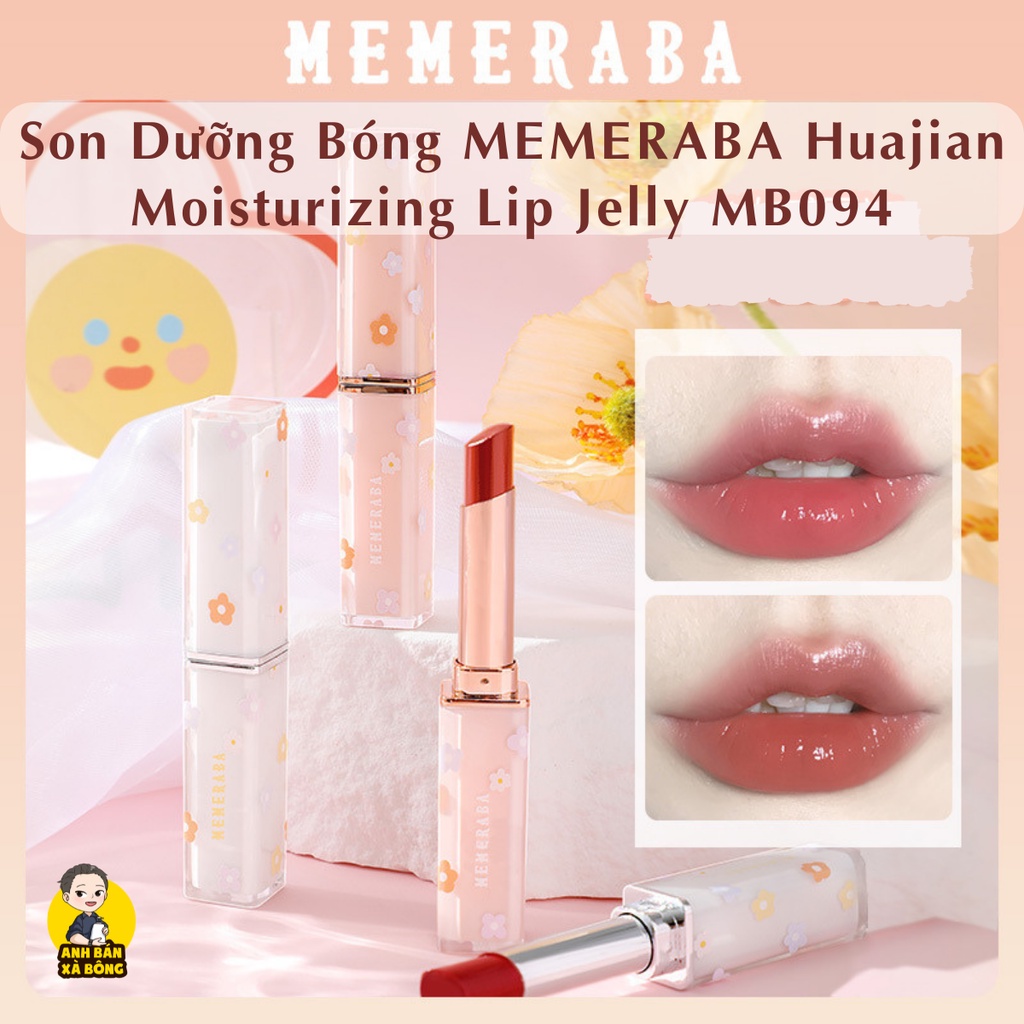 Son Dưỡng Bóng MEMERABA Huajian Moisturizing Lip Jelly MB094