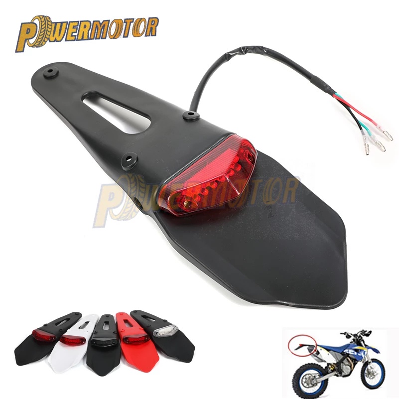 FENDER Đèn LED 12 Bóng Gắn Đuôi Xe Mô Tô SUZUKI HUSQVARNA TE250 TE300 RMZ250 RMZ450 DRZ40