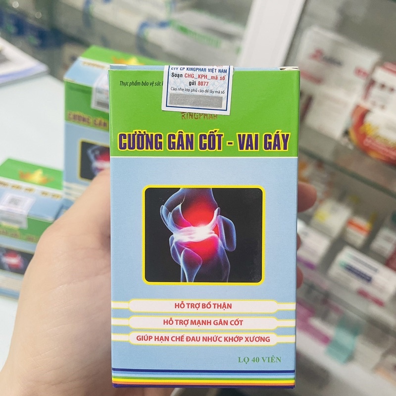 Cường gân cốt vai gáy Kingphar , lọ 40 viên