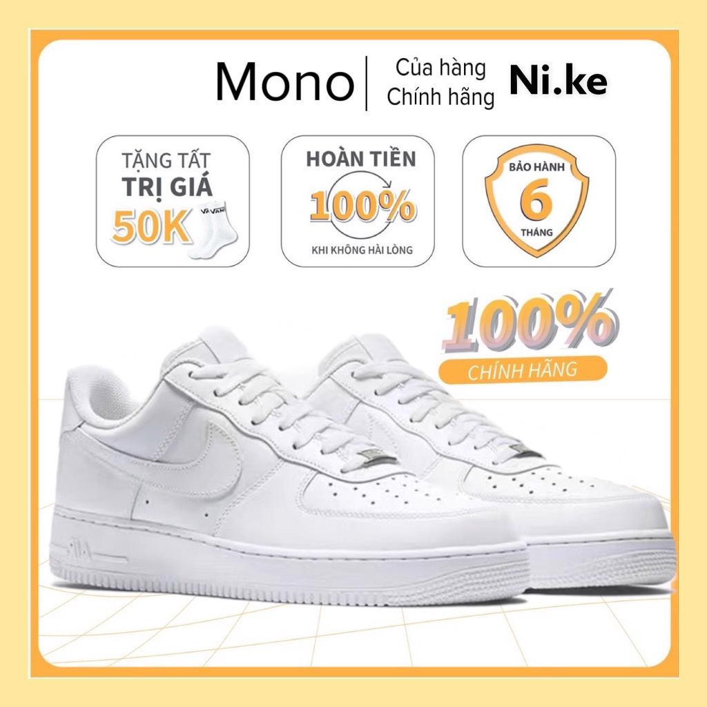 Giày Nike_AF1 trắng full box bill, Giày Sneaker 𝐀𝐢𝐫 𝐅𝐨𝐫𝐜𝐞 𝟏 full size nam nữ cao cấp 2022. mono9797