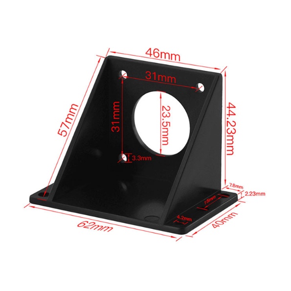 Gá động cơ bước 42 bằng nhựa ABS