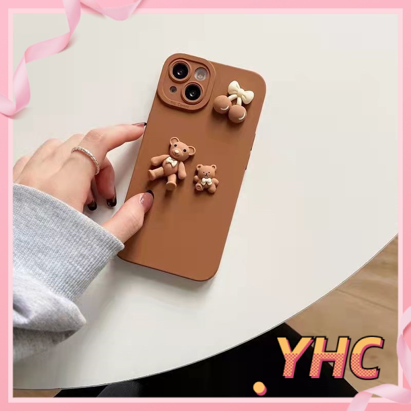 ốp iphone Tpu Hình Gấu Bông tương thích iPhone 6s 6splus 7 7plus 8 8plus X XS XSMAX 11 12 Pro Max Plus Promax-043