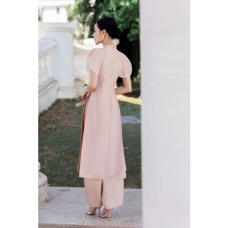 JM Dress Desgin - Áo dài cổ tàu tay raplang 2M18.2211TF