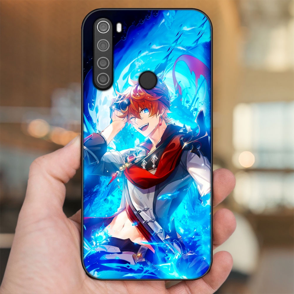 Ốp lưng Xiaomi Redmi Note 8 viền đen in hình Tartaglia Childe Genshin Impact