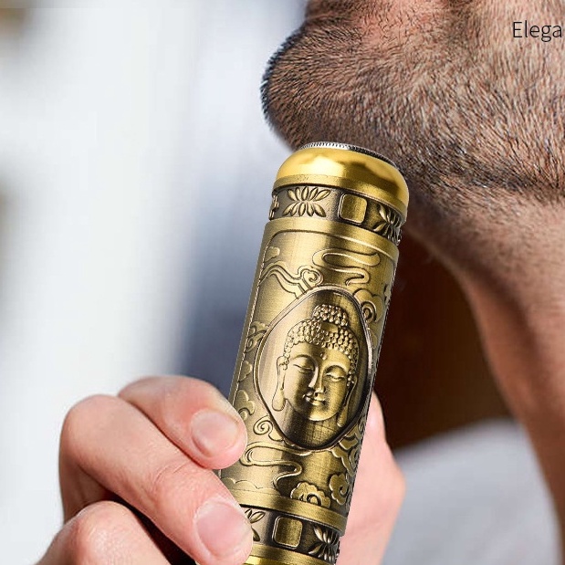 Máy cạo râu hình phật mini nhỏ gọn đa năng sạc Usb dễ mang theo