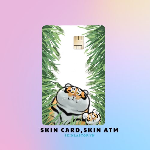 Miếng Dán Thẻ Card FATTIGER | SKIN ATM, Thẻ Xe,Thẻ Chung Cư Trang Trí - Chất Liệu Decal Vinyl Chống Nước