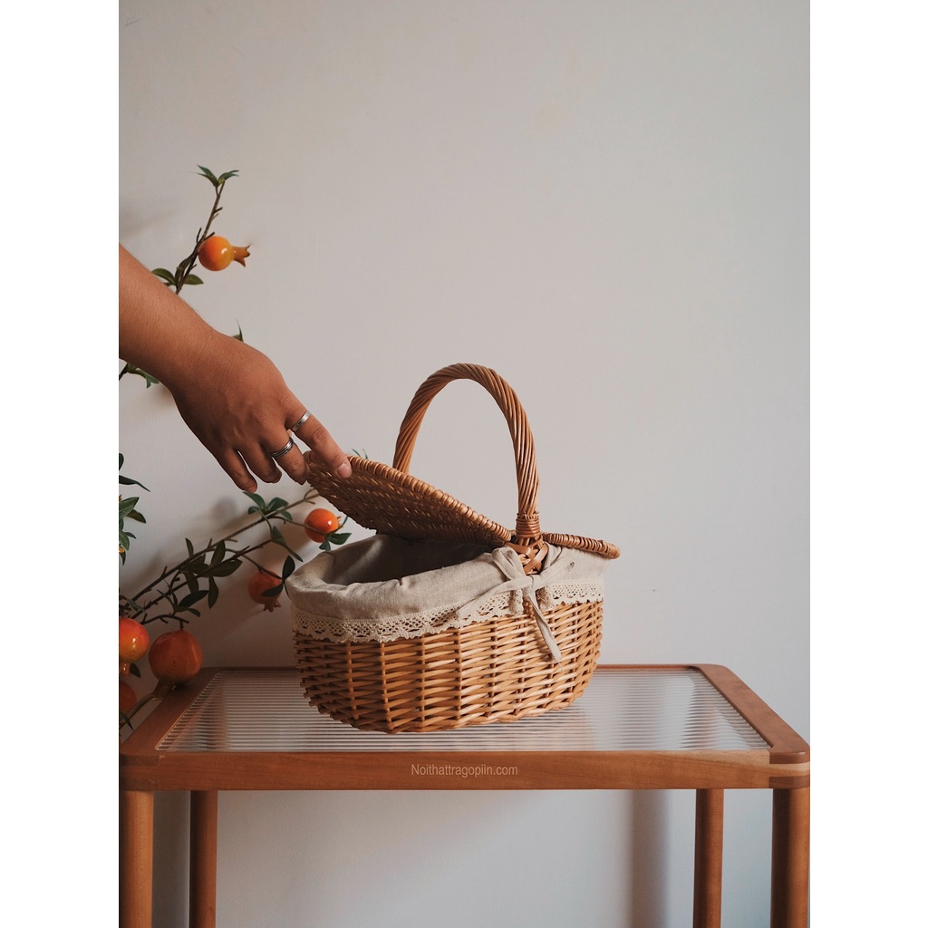 Giỏ mây picnic