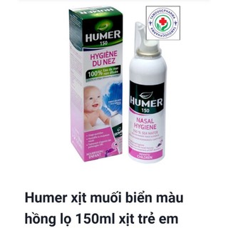 Humer xịt muối biển 150ml pháp