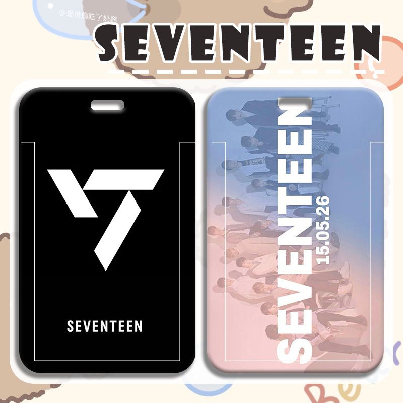 Vỏ Bọc Thẻ ID / Danh Thiếp In Hình Nhóm Nhạc K-POP SEVENTEEN