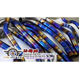 cổ titan ex dài gắn lon zin